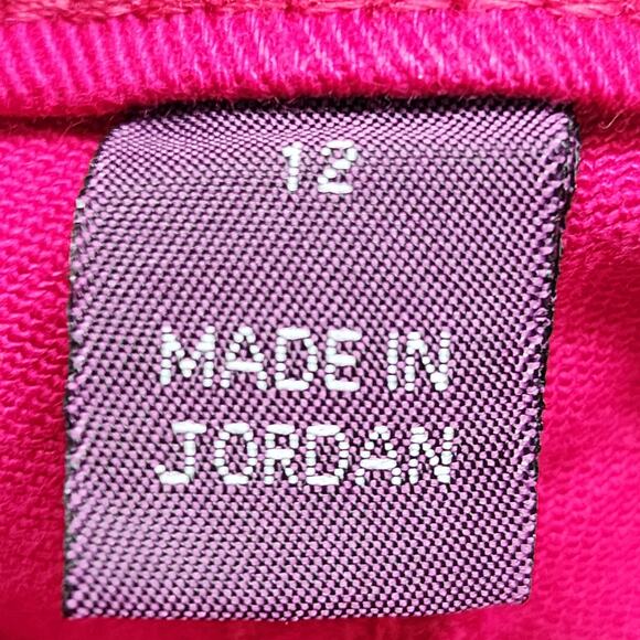 Gloria Vanderbilt Jeans Womens 12 Pink Amanda High Rise Cuffed Capri Stretch - Picture 7 of 15